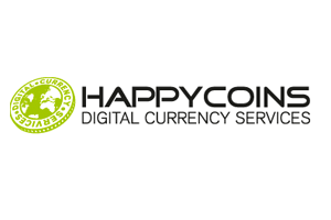 „happycoins“ logotipas