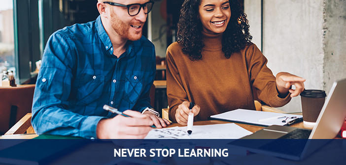 aldri slutt å lære