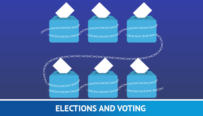 blockchain-teknologi i valg og stemmegivning