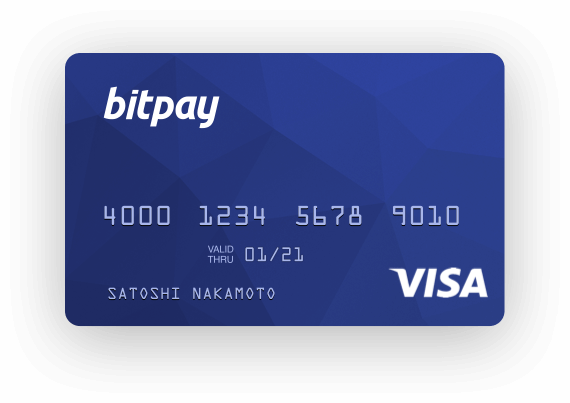 „bitpay“ debeto kortelė