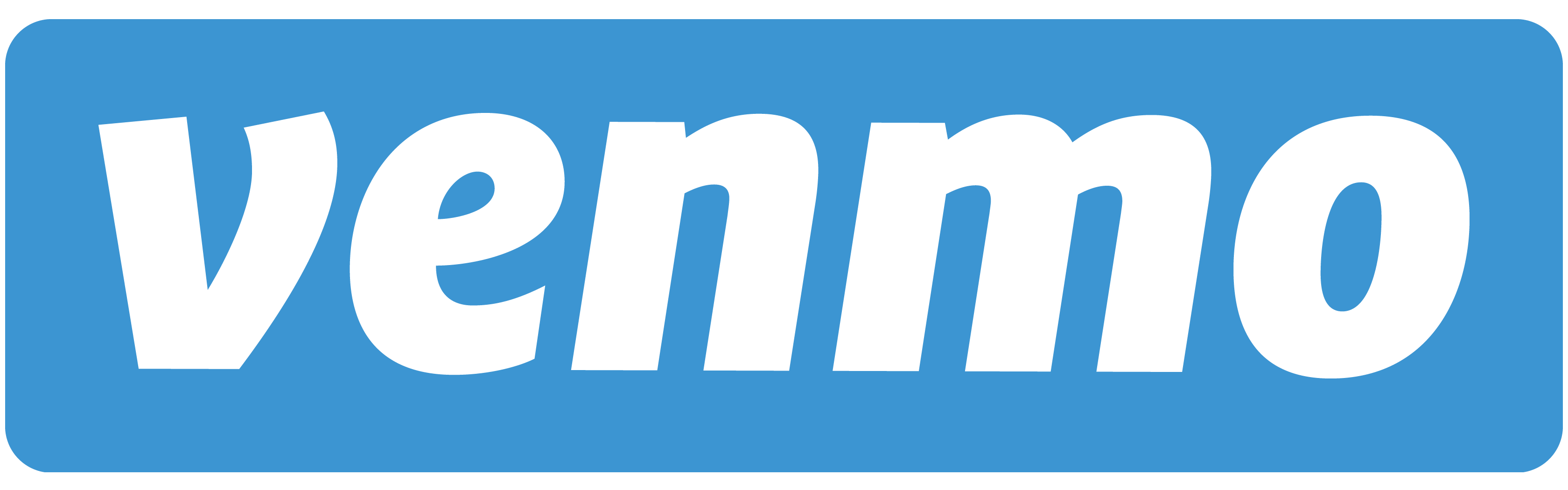 „venmo“ logotipas didelis