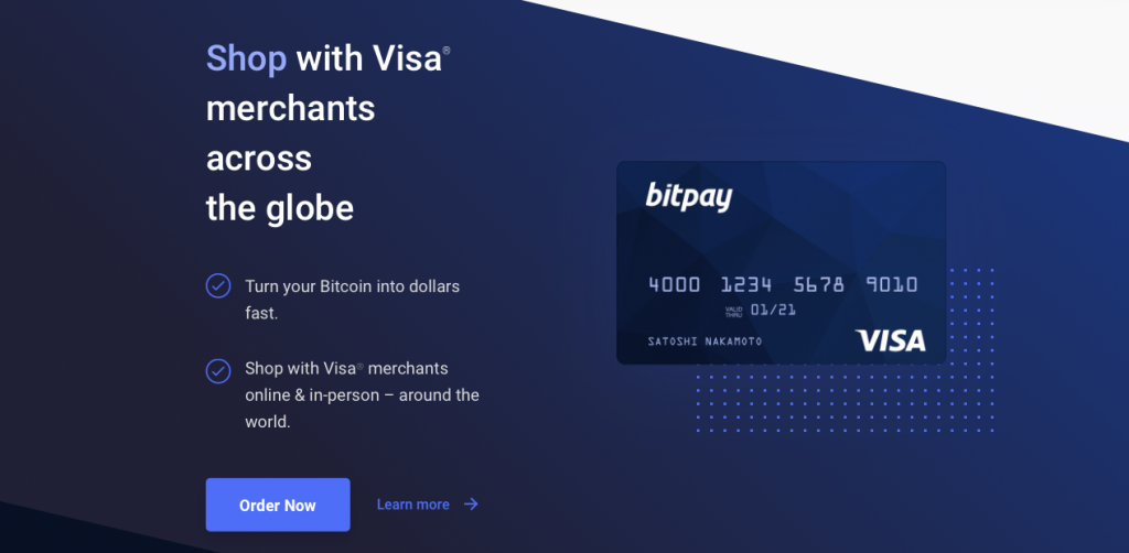 bitpay visa card