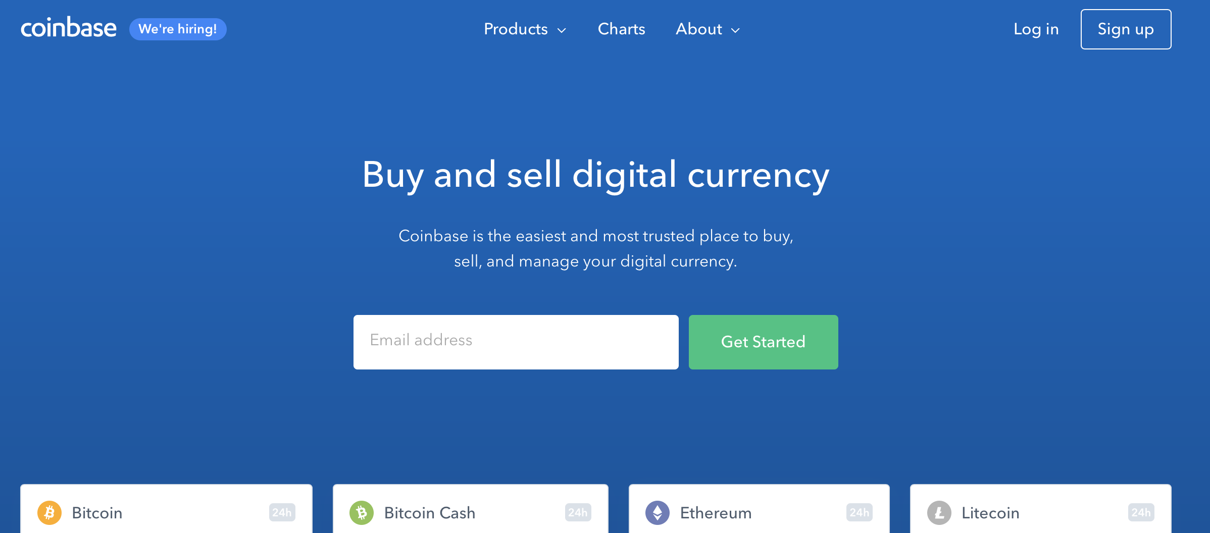 cryptocurrency coinbase