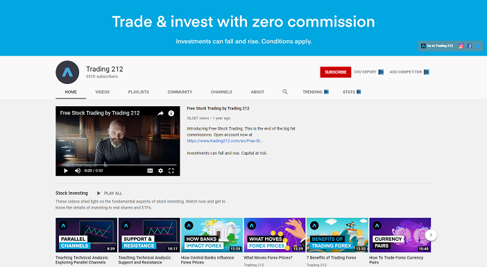 trading 212 youtube