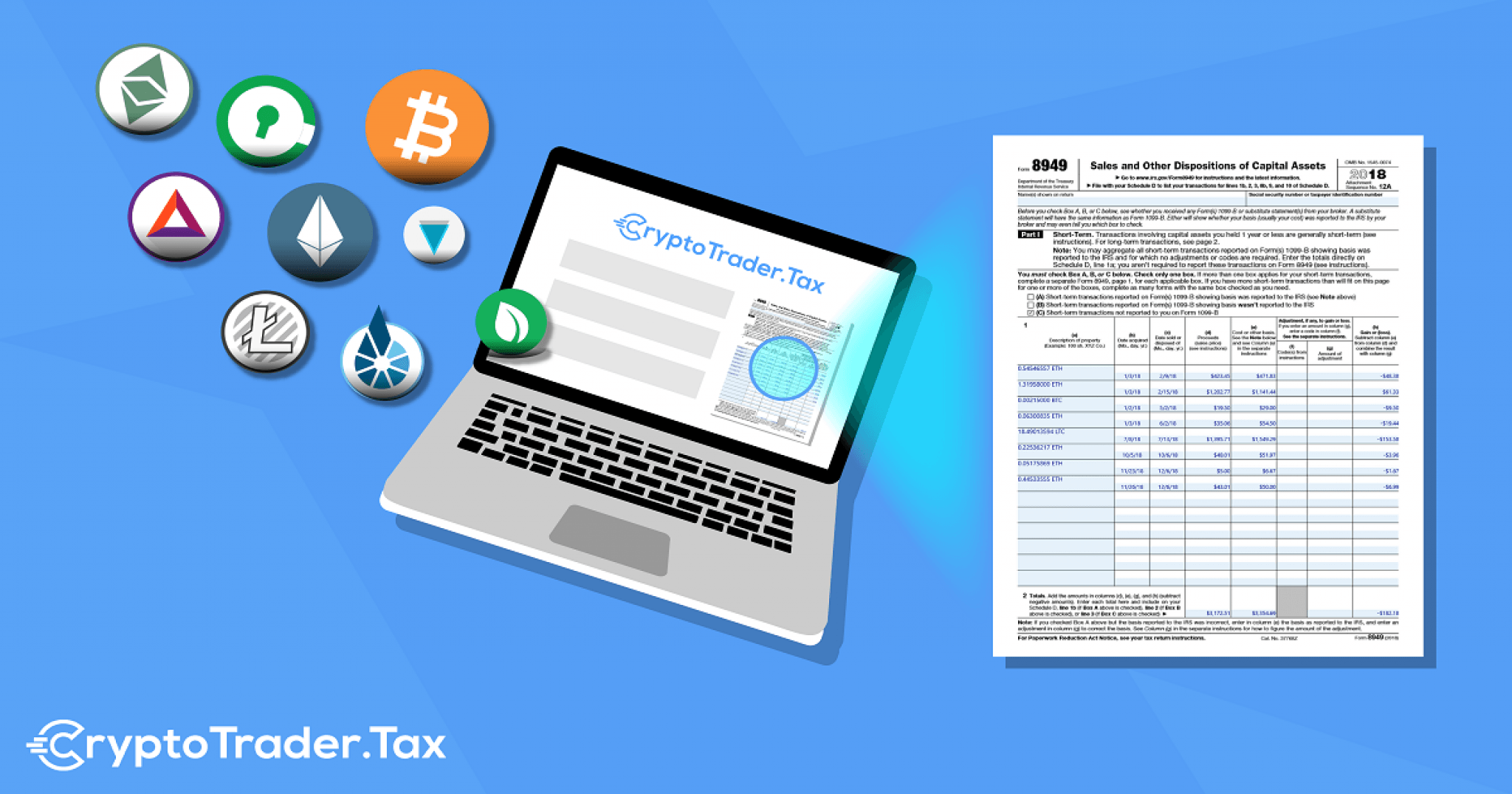 CryptoTrader.Tax Coinbase Rapportering