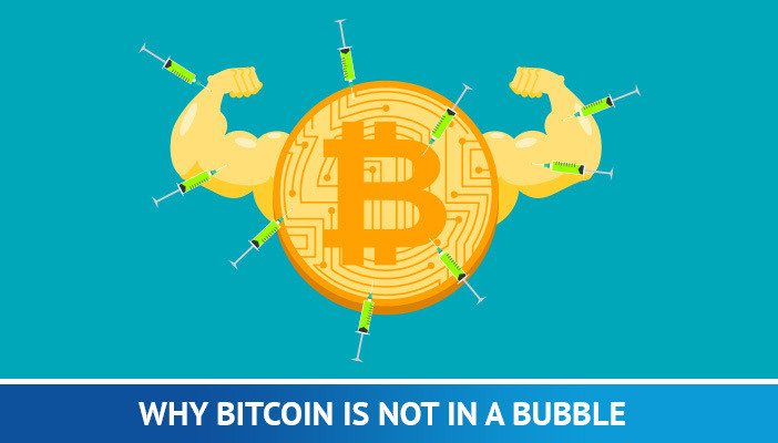 bitcoin není bublina