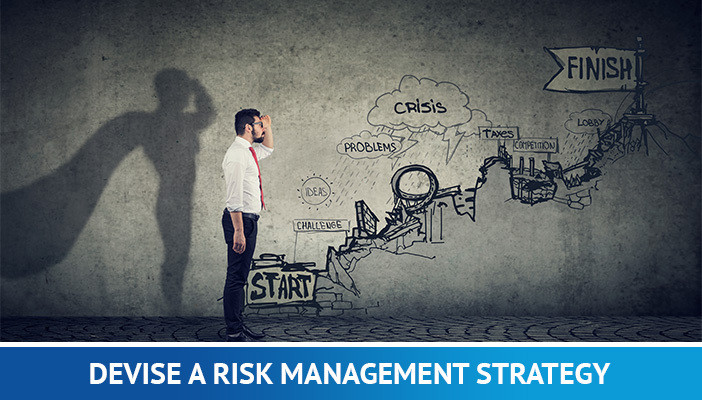 navrhnout strategii řízení rizik