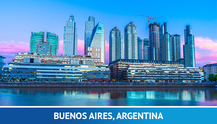 Buenos Aires, většina kryptoměnových měst