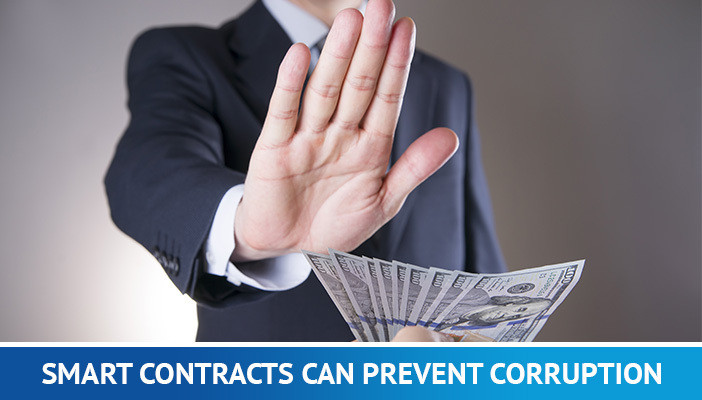 slimme contracten kunnen corruptie voorkomen